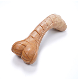 Jouet en os de chien à mâcher durable en plastique avec dents propres vente en gros - Product Image 4