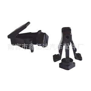 H16 Plastic Mounting <b>Clip</b> 17.5x17.6mm For Nissan Livina Teana Qashqai Tiida <b>Bumper</b> Grille Replacement - Product Image 2