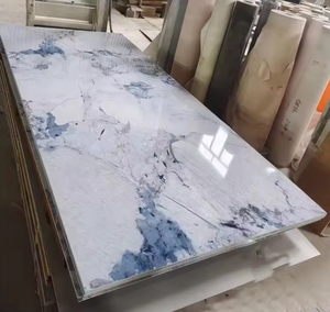 大理石シート3mm <span class=keywords><strong>PVC</strong></span>壁パネル室内壁パネルUv大理石シート - Product Image 2