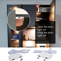 Saklar Sensor Pintu Lemari Ganda Inframerah 12v, Pengontrol Sensor IR, Saklar Sensor Pintu