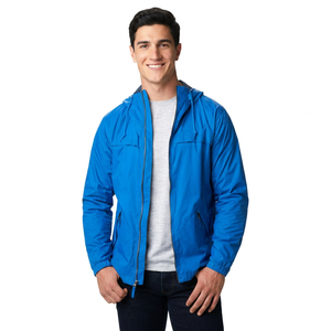 Custom Men's Fashion Windbreaker <b>Jacket</b> Top Design with Stand Collar Custom Plus Size <b>Light</b> <b>Weight</b> Canvas for Winter OEM - Product Image 1