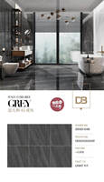 Carreau de porcelaine en marbre italien haut de gamme 45 ° gris 1200x1200mm Carreaux de porcelaine murale en pierre de grand format