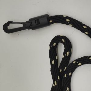 Cuerda Elástica Circular para Equipaje, Negra, de 4 mm, con Gancho Metálico, Venta al Por Mayor - Product Image 2