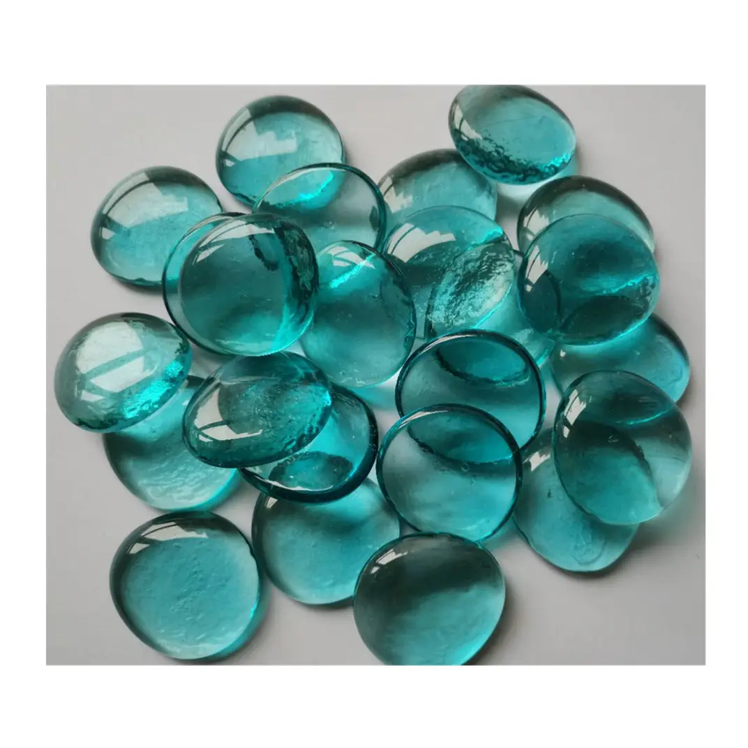 28-32mm Decorative flat glass beads