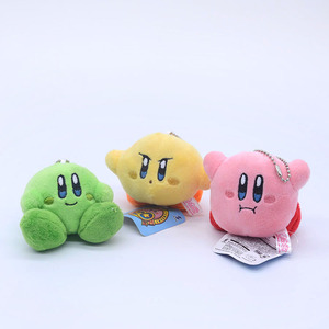 6 phong cách Kirby sang trọng <span class=keywords><strong>Keychain</strong></span> Kawai Kirby Thú nhồi bông đồ chơi sang trọng - Product Image 2