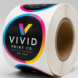 Impresión personalizada de pegatinas resistentes a los rayos UV, impermeables, en rollo, etiquetas con logotipo - Product Image 3