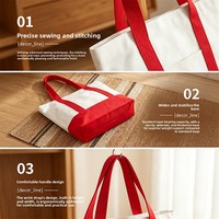 Sac fourre-tout personnalisé brodé, pliable, grand sac cadeau en toile de coton, sac fourre-tout bateau, impression personnalisée, sac de courses réutilisable