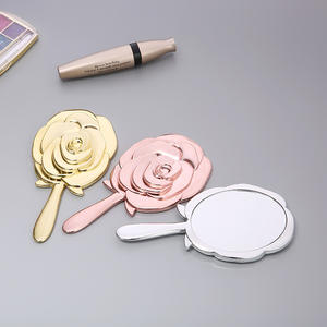 Espejo <span class=keywords><strong>de</strong></span> Maquillaje Portátil HD <span class=keywords><strong>de</strong></span> Mano para Salón <span class=keywords><strong>de</strong></span> Belleza Rose Flower - Product Image 1