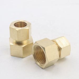 Manchon de raccord rapide pour tuyau PEX en laiton usiné CNC de haute précision, insert pneumatique, embout de tube - Product Image 1