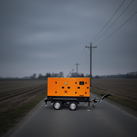 XGY XGY-CY 50kW Geräuscharmer Wassergekühlter Anhänger-Dieselgenerator 50Hz Einphasig ATS Mobil 12V DC Elektrostart
