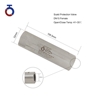 Vanne de sécurité automatique personnalisée anti-brûlure en acier inoxydable 316, 1/2 pouce NPT, pour douche d'urgence et station de lavage des yeux