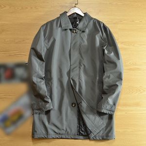 Nouveau <span class=keywords><strong>Trench</strong></span>-<span class=keywords><strong>coat</strong></span> mi-long chaud pour <span class=keywords><strong>homme</strong></span>, style automne-hiver 2026, anti-déchirure - Product Image 4