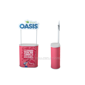 Comptoir d'exposition publicitaire pliable Offre Spéciale, <span class=keywords><strong>Table</strong></span> de Promotion Portable de qualité supérieure avec parapluie - Product Image 1