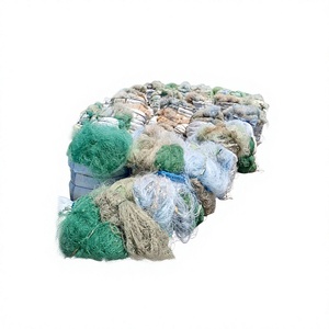 Clean PA6 Nylon Monofilament Green Outdoor Fishing Nets Scrap Injection Grade Double Knot Recyclable Material - Product Image 1