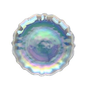 Juego de Platos de Cristal Nórdicos con Borde Dorado Iridiscente, Platos Redondos Desechables de Lujo para Cena, Ensalada, Cocina, Fiestas, Bodas Elegantes - Product Image 5