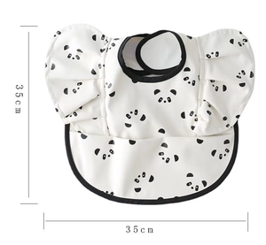 Bavoir bébé en cuir PU écologique personnalisé 2024, tenue mignonne pour tout-petits, lavable en machine, imperméable, fermeture à boutons - Product Image 6