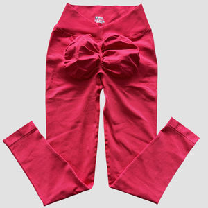 กางเกงโยคะแบบยกกระชับ 3 ชั้น สำหรับออกกำลังกาย ฟิตเนส ผู้หญิง กระชับสะโพก ไร้รอยต่อ ระบายอากาศได้ดี เหมาะสำหรับเล่นกีฬา วิ่ง และออกกำลังกาย - Product Image 4