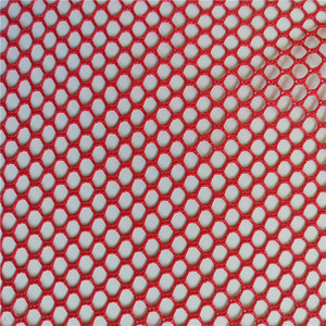 <span class=keywords><strong>Tissu</strong></span> en maille léger rouge 100% polyester 150-200 g/m² pour sacs à linge - Product Image 3