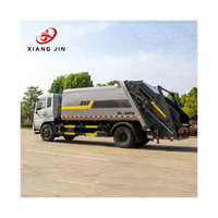 Camion compacteur de déchets Dongfeng 4*2 10CBM pour la collecte et la compression des déchets, camion d'occasion