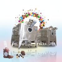 Machine à chocolat LST Mini 60-120kg/h, machine à chocolat à une seule dose, équipement de fabrication personnalisé pour chocolat et biscuits, à vendre