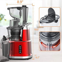 Fruitpers, sinaasappelpers, slowjuicer, krachtige elektrische centrifugale sapcentrifuge, handpers, slowjuicer machine