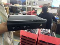 Mini PC industrial Wanlan Ultra5 125H sin ventilador, barebone de 2.5" SATA, 2 puertos GbE LAN RJ45, RS232, RS485, computadora integrada con DDR5