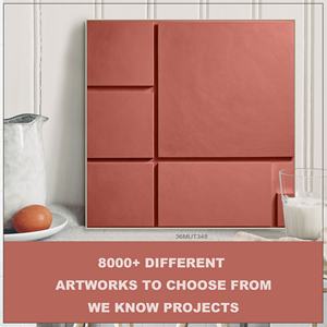 Decorazioni per la casa di arti murali 3D astratta geometrica fatta a mano in legno intagliato grafica personalizzata <span class=keywords><strong>pittura</strong></span> murale moderna <span class=keywords><strong>pittura</strong></span> decorativa in rilievo - Product Image 2