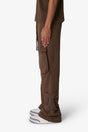Cuciture plissettate, ampie tasche <span class=keywords><strong>laterali</strong></span>, coulisse, gamba del pantalone leggermente allungata, tessuto drappeggiato antipiega - Product Image 4