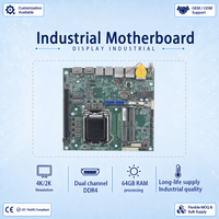 DFI CMS101 CMS103 Mini-ITX Industrial Motherboard Dual Channel DDR4 64GB SATA Desktop Panel PC Mainboard Dukungan Embedded