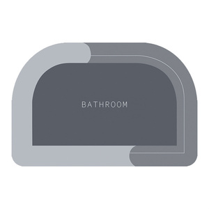 Tapis de bain en diatomite à motif carré personnalisé pas cher - Product Image 4