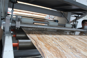 Máquina de láminas de mármol artificial Bogda PVC UV con línea de extrusión de recubrimiento UV - Product Image 5