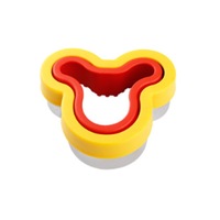 Vente chaude : Moule à biscuits en acier inoxydable en forme de dinosaure, emporte-pièce et scellant pour sandwichs, coupe-légumes et fruits écologique pour enfants, ustensiles de pâtisserie DIY