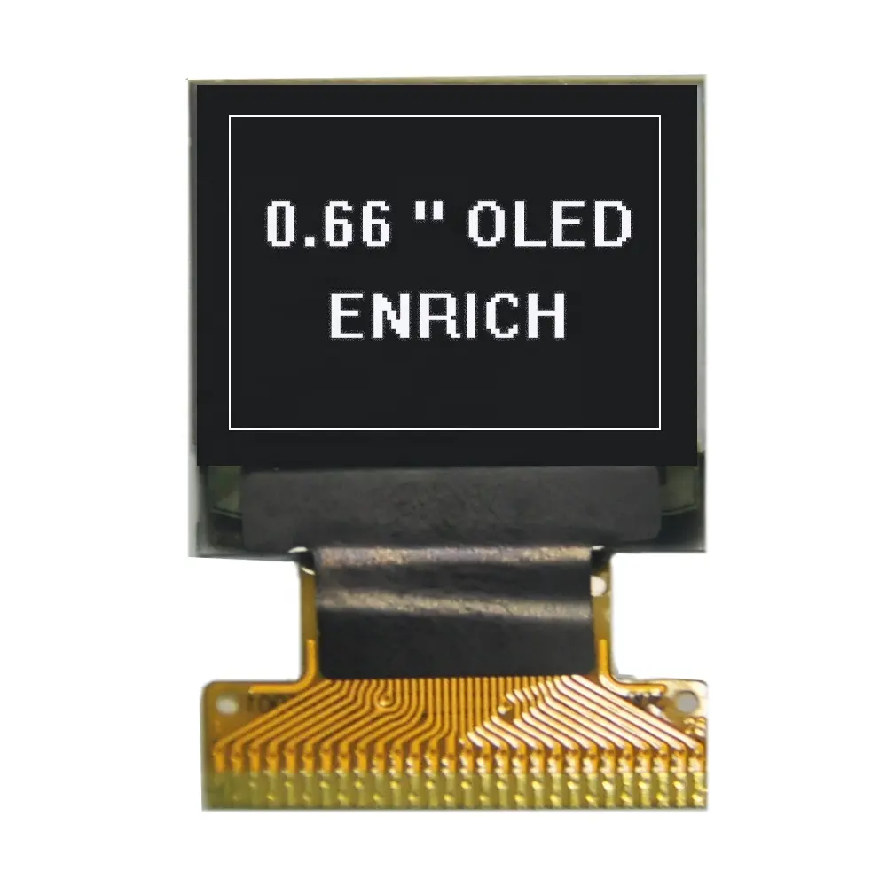 Monochrome 0.66 Inch 64 × 48 OLED Screen OLED SSD1306 I2C OLED Graphic Display Module