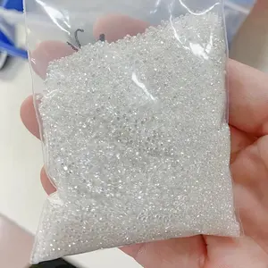 Melee Lab gezüchteter Moissanit Diamant 1mm-3mm reines weißes DVVS DEFVVS Herzen und Pfeile runder Schnitt lockerer Moissanit zur Herstellung von Ringen