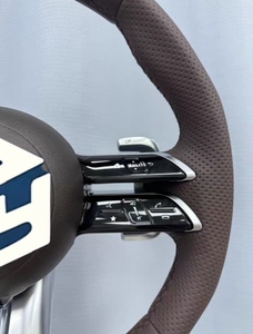 พวงมาลัยหนังแบบเต็มสำหรับ G500 Mercedes Benz Cls Gle <span class=keywords><strong>S500</strong></span> G55 G350 G63 S320 S400 S600คลาส G E GLC ทำจาก W211 PU - Product Image 5