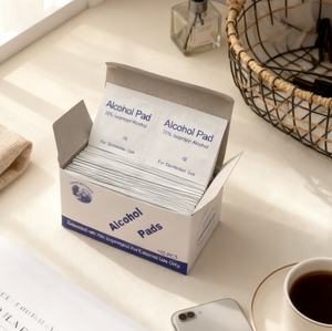 Tisu Basah Premium 75% Alkohol Etanol untuk Penggunaan Luar, Bahan PVC untuk Alat Perawatan Sakit, Tisu Alkohol & Swab - Product Image 3