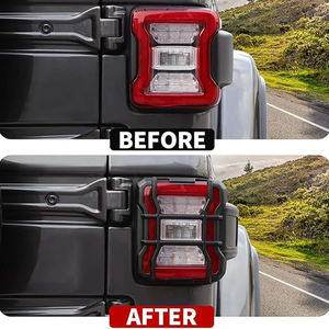 Cubiertas de Faros Delanteros y Traseros ABS, Protectores de Luces Traseras, Accesorios Exteriores Compatibles con <span class=keywords><strong>Jeep</strong></span> Wrangler JL JT 2018-2025 - Product Image 6