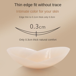 Autocollant de poitrine sans couture, auto-adhésif, sans colle, ultra-fin, en silicone, anti-glissement, pour petite poitrine - Product Image 3