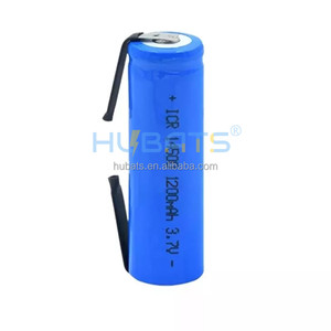 <span class=keywords><strong>Lithium</strong></span> ion 14500 3.7V Pin 1200mAh cho đèn Led đồ chơi 14500 1200mAh 3.7V Li-ion có thể sạc lại pin tế bào với các tab - Product Image 2