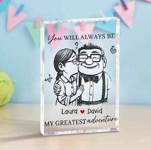Placa Acrílica Personalizada OEM ODM con Forma de Carl y Ellie, Letrero Acrílico de Amor de Película, Recuerdo para Parejas, Mi Gran Aventura - Product Image 5