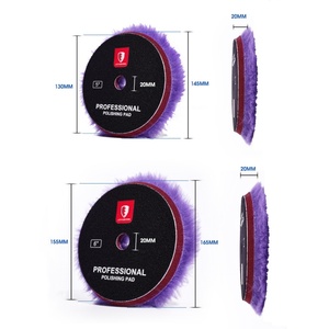 <span class=keywords><strong>JYM</strong></span>-0233 Almohadilla de Pulido de Lana de Alta Calidad de 5 Pulgadas, Almohadilla Compuesta de Lana Negra para Corte Pesado Automotriz de 125 mm - Product Image 3