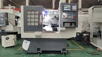 Torno CNC LICHI de un solo husillo horizontal de servicio medio y larga vida útil, modelo LC-25X/36XZ, motor de 220V, precio competitivo.
