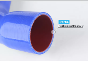 ชุดท่อซิลิโคนเสริมแรงดันอากาศประสิทธิภาพสูงสำหรับ <span class=keywords><strong>Volvo</strong></span> 850T5 / 850T5 <span class=keywords><strong>R</strong></span> / S70T5 /V70T5 <span class=keywords><strong>VOLVO</strong></span> 850 S70 V70 T5S - Product Image 5