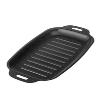Plaque de cuisson antiadhésive en acier durable pour four, idéale pour grillades de poisson et de dinde, écologique et personnalisable