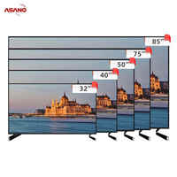 32 43 50 55 58 Inci Televisi LCD UHD LED Smart Android Layar Besar Kecerahan Tinggi ASANO Tv Hotel
