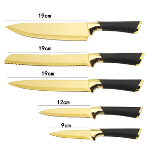 Kitchencare Hot Bán 5 Mảnh dao đặt Messer cuchillo đầu bếp dao nhà bếp chuyên nghiệp Knife <span class=keywords><strong>Set</strong></span> - Product Image 5