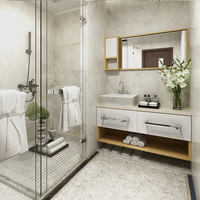 Ensemble de lit Double 2 places pour chambre d'hôtel, haute qualité, moderne, Standard OEM, mobilier de chambre d'hôtel
