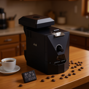 Torréfacteur à café intelligent ARISAN, capacité de 500 g, temps de torréfaction de 20 minutes, Plug and Play, électrique, en acier inoxydable, noir - Product Image 2