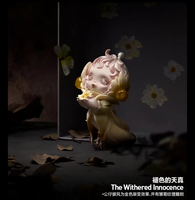 Figurines 100 % authentiques POPMART SKULLPANDA Série Flower Four-Act, jouets en boîte mystère, ornements et cadeaux labubu