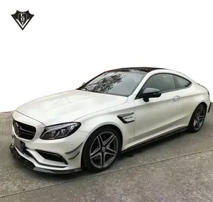 สำหรับ Mercedes Benz C63 <span class=keywords><strong>Coupe</strong></span> Body Kit 2015-2018 <span class=keywords><strong>C</strong></span> <span class=keywords><strong>Class</strong></span> C63s คูเป้/C63คูเป้ชุดบอดี้คาร์บอน - Product Image 1
